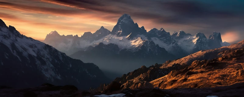 A MOUNTAINS BY AI