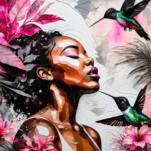 BELEZA AFRO EM NATUREZA VIVA 01 BY AI
