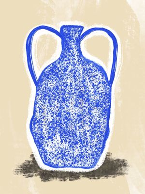 GRANDE VASO AZUL
