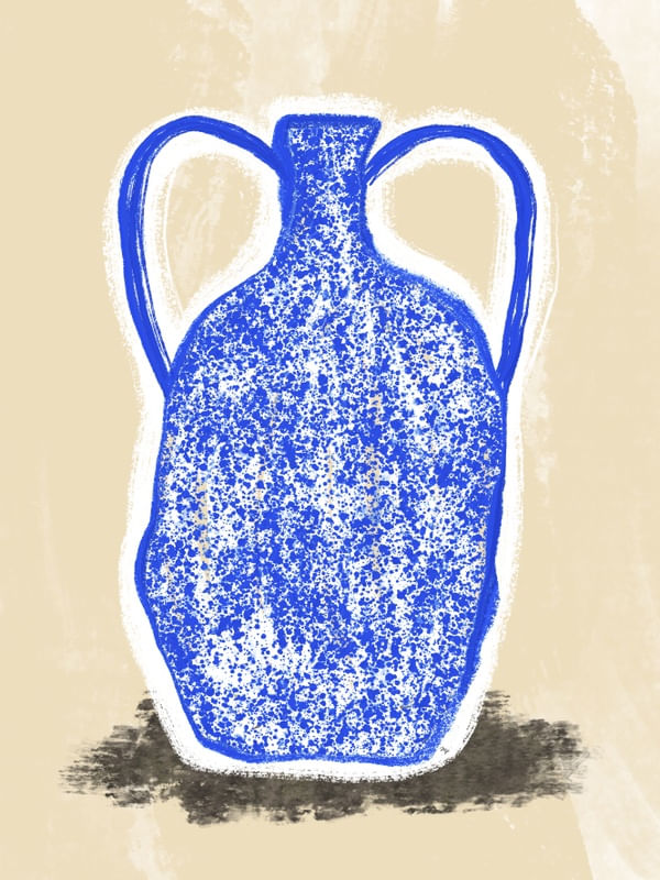 GRANDE VASO AZUL