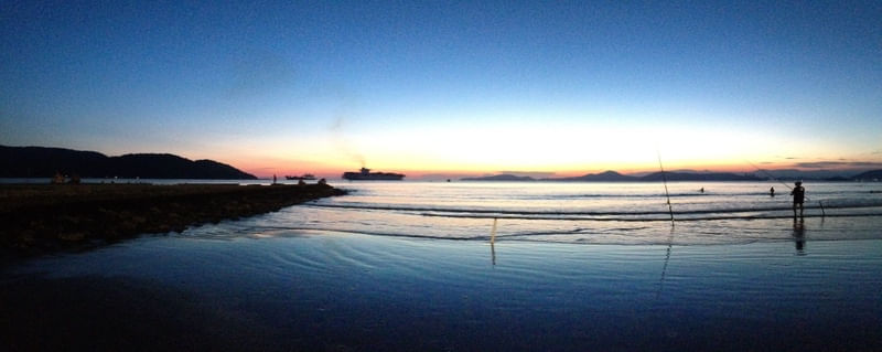 PESCADOR AO ENTARDECER