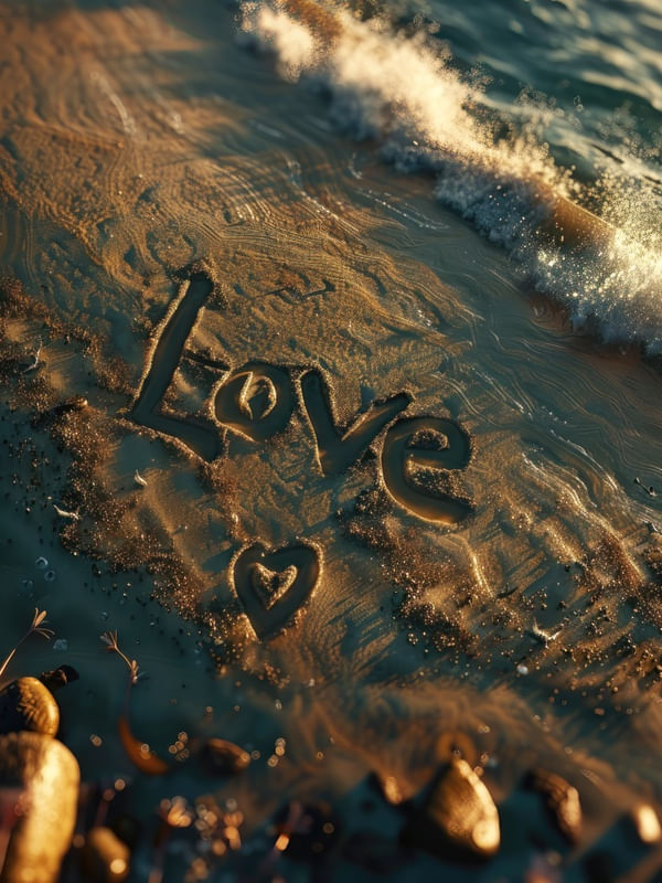 BEACH LOVE BY AI