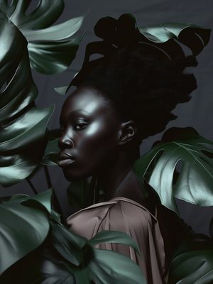MULHER E FOLHAGEM 03 BY AI