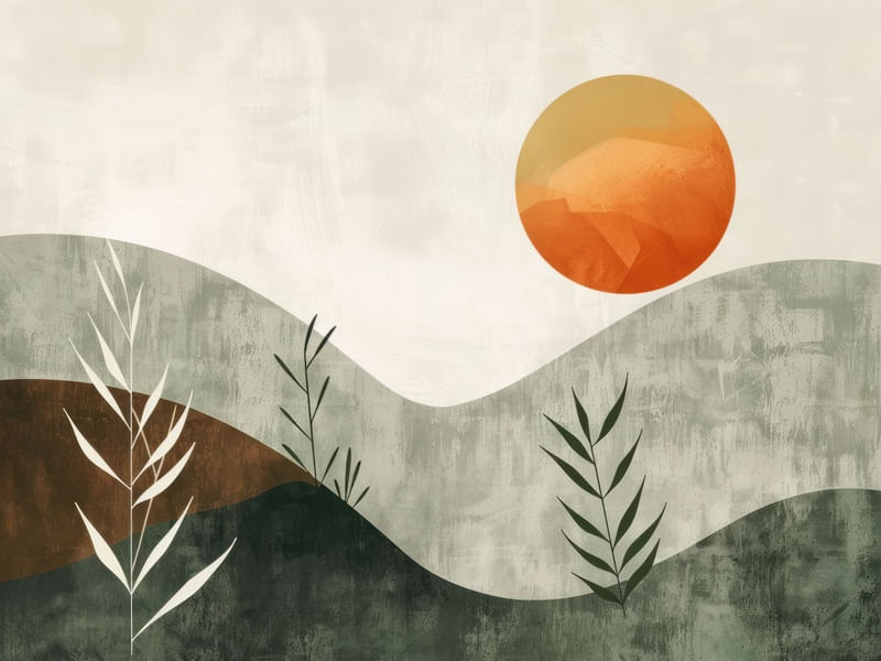 SUNLIT LANDSCAPE BY AI