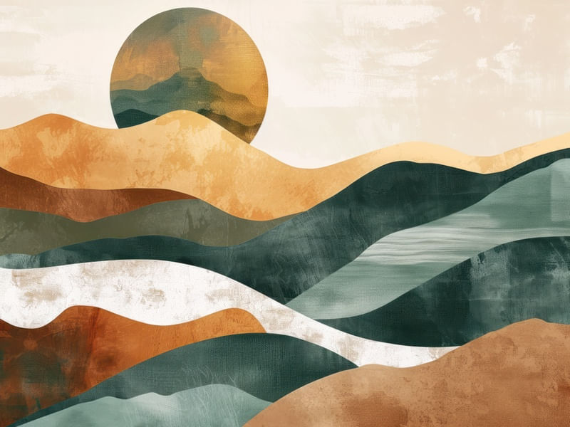THE SUN COMMANDS THE LANDSCAPE BY AI