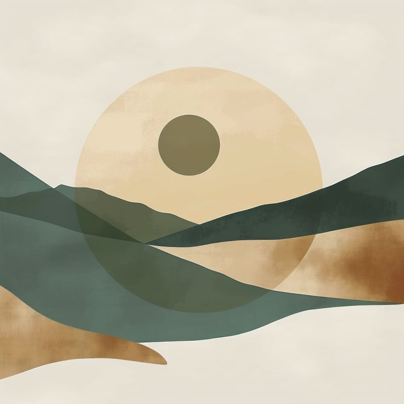ZEN NATURAL LANDSCAPE BY AI