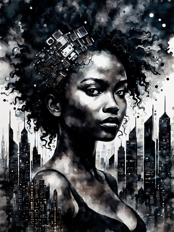 FEMININO E TECNOLÓGICO I BY AI
