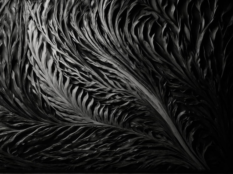 ABSTRACT PATTERNS IN BLACK AND WHITE V3 BY AI
