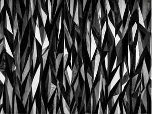 ABSTRACT PATTERNS IN BLACK AND WHITE V4 BY AI
