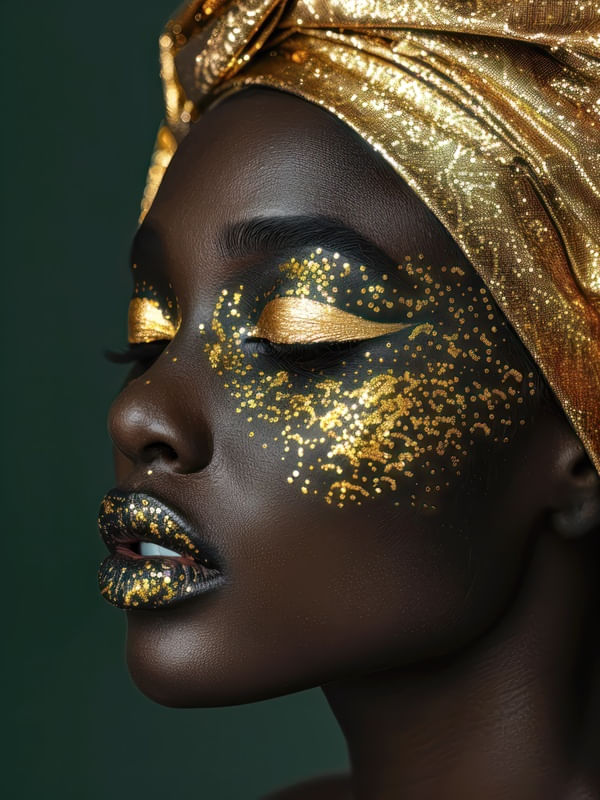 STUNNING AFRICAN WOMAN BY AI