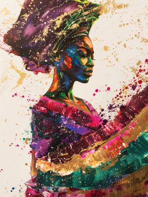 THE BEAUTIFUL NUANCES OF THE BLACK WOMAN BY AI