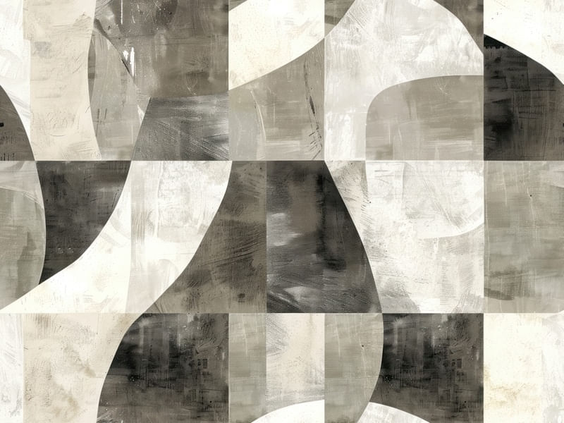 MOSAIC OF INTERCONNECTED SHAPES BY AI