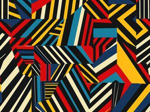 CRAZY COLORFUL STRIPES BY AI