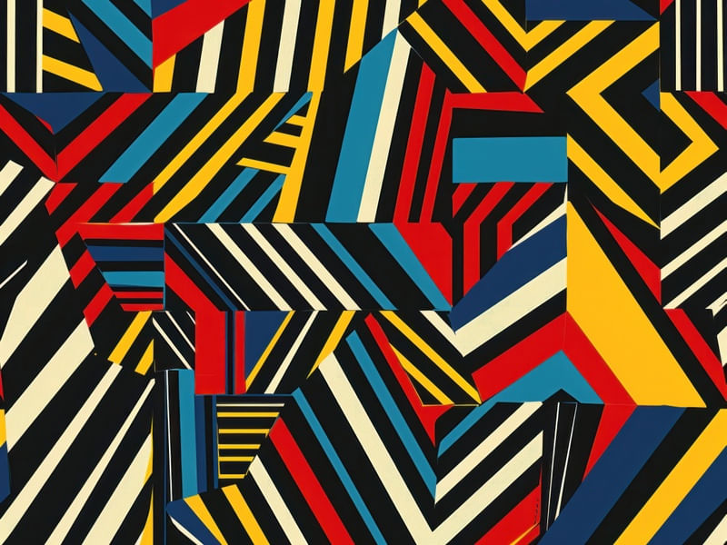 CRAZY COLORFUL STRIPES BY AI