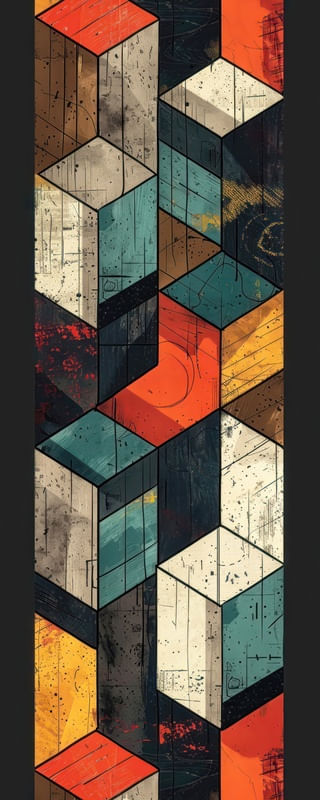 ILLUSORY CUBES BY AI