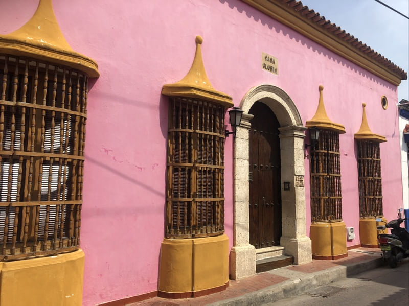CASA ROSA EM CARTAGENA