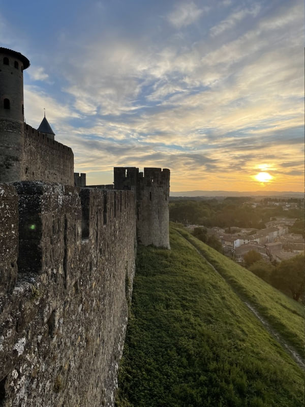 CASTELO E PÔR DO SOL