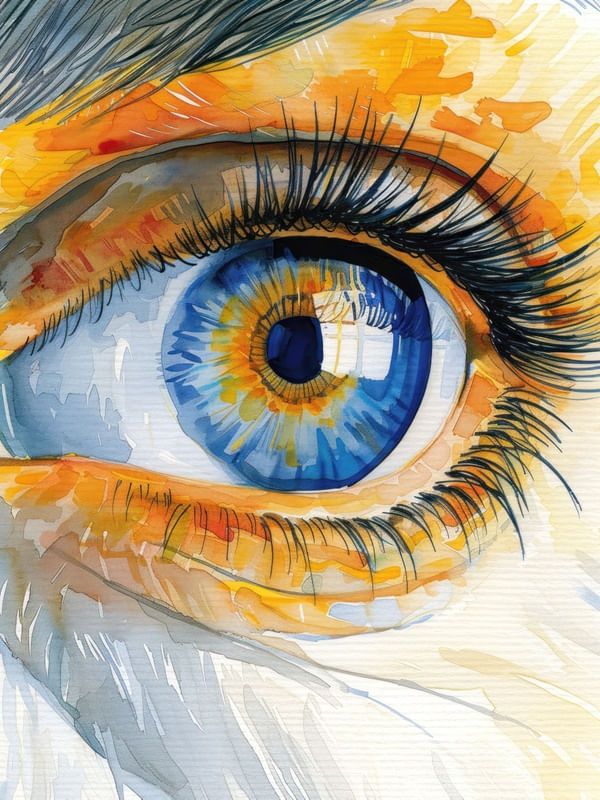 THE EYE THAT CONFRONTS LIFE BY AI