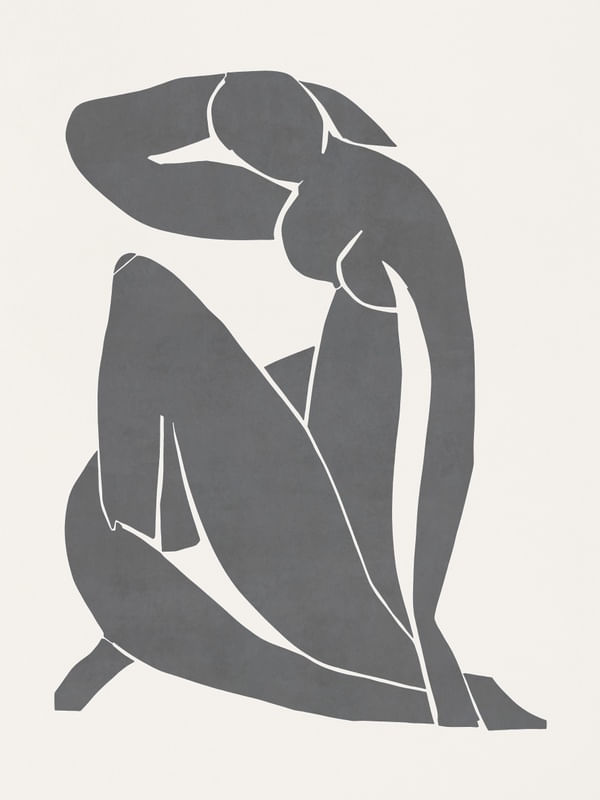 MATISSE REREADING - GRAY NUDE 02