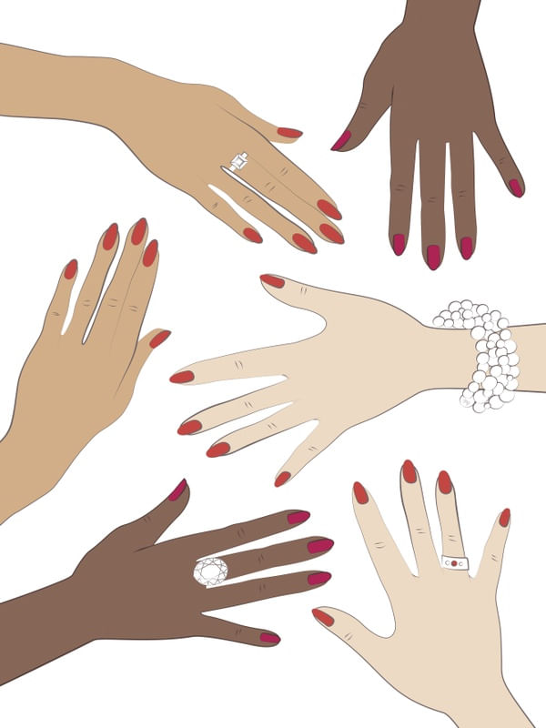 MÃOS FEMININAS