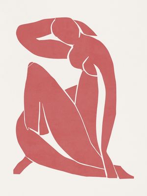 MATISSE REREADING - RED NUDE 02