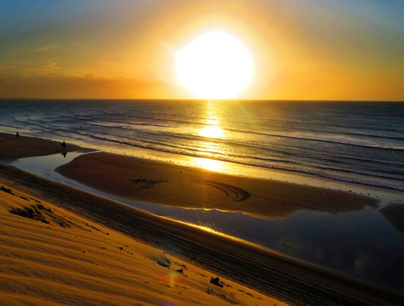 PÔR DO SOL NAS DUNAS DE JERI