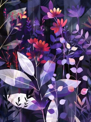 FLORAIS NOTURNOS BY AI
