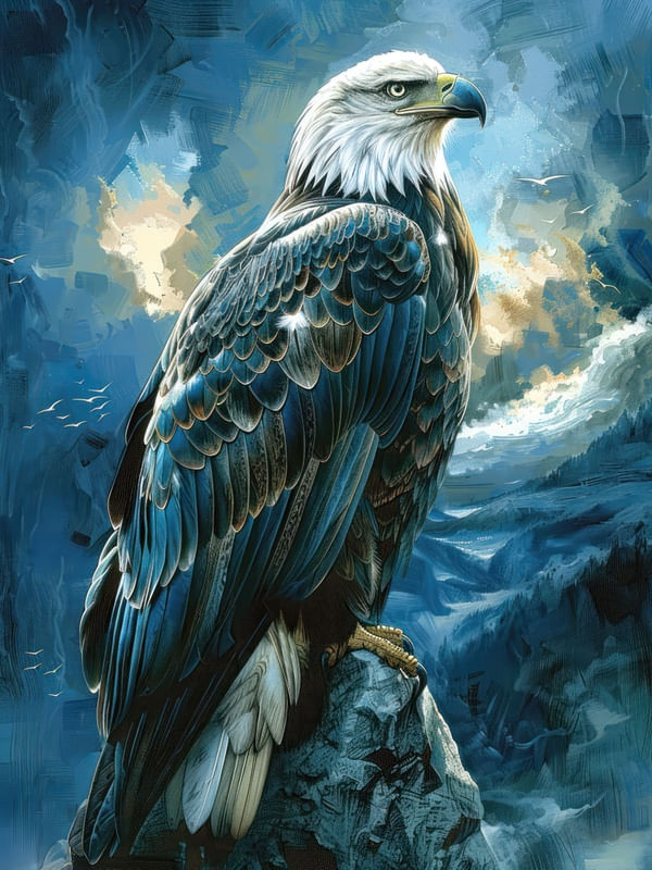 EAGLE ON THE PROWL BY AI