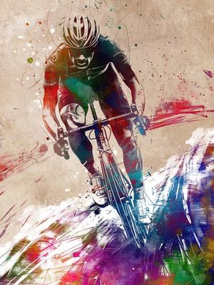 CYCLING SPORT ART 6
