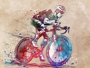 CYCLING SPORT ART 8