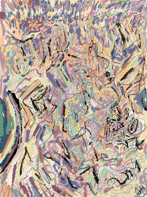 ABSTRATO PSICODÉLICO DIGITAL