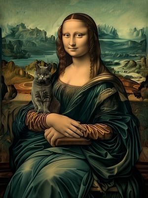 MONALISA E O GATINHO