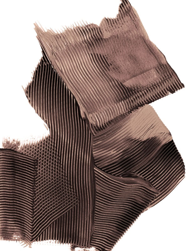 SWATHES OF SOLITUDE 3 SEPIA NEUTRO ABSTRATO MINIMALISTA PINTURA