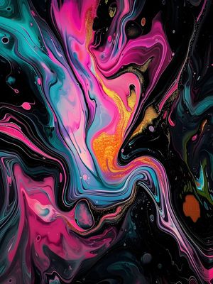 ABSTRACT MARBLE - 14A BY AI