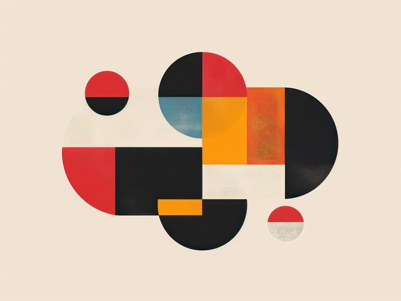 COMPOSIÇÃO GEOMÉTRICA MINIMALISTA BY AI