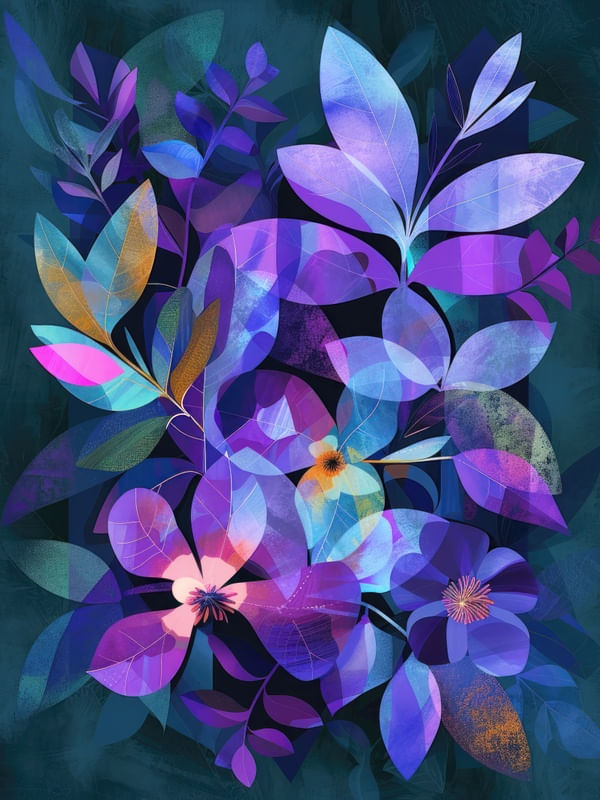 FLORES NOTURNAS BY AI