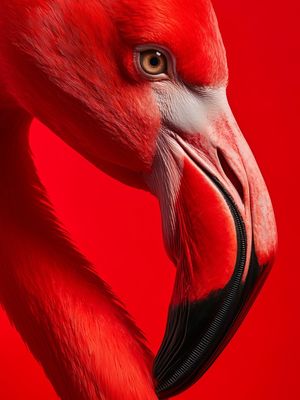 O FLAMINGO VERMELHO BY AI