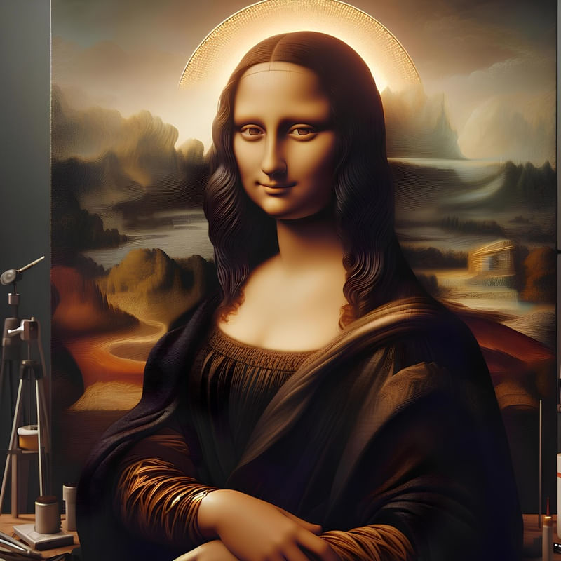 MONA LISA REALISTA BY AI