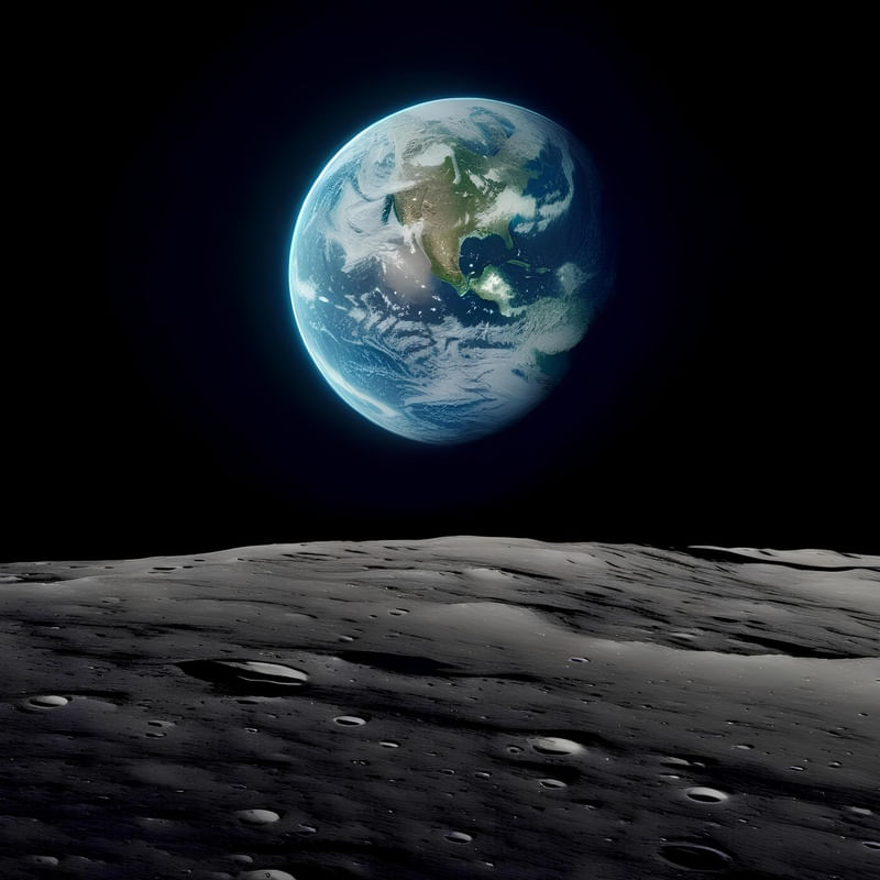 PAISAGEM LUNAR BY AI