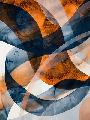 ORGANIC ABSTRACT - 46A BY AI