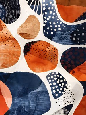 ORGANIC ABSTRACT - 49A BY AI