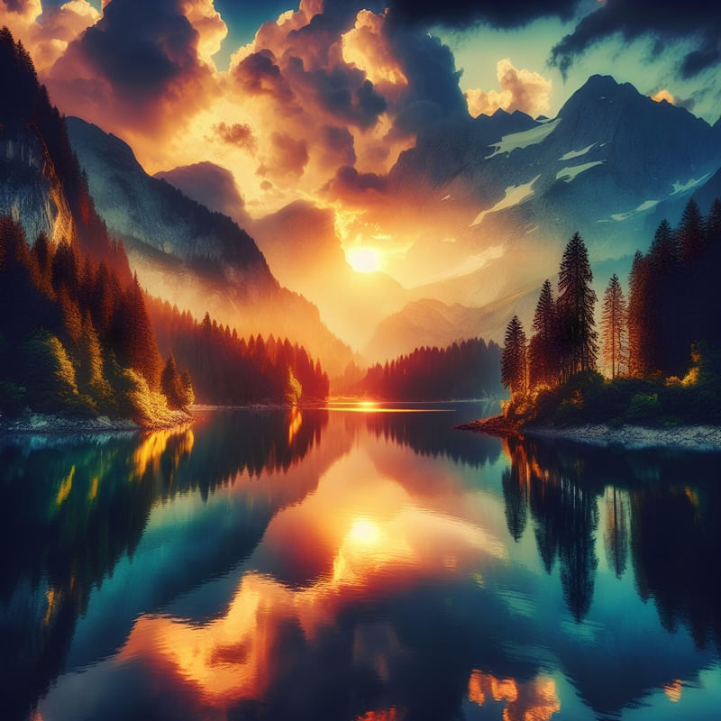 CÉU REFLETIDO-BY AI