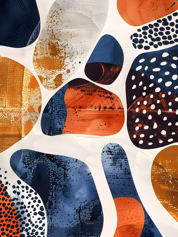 ORGANIC ABSTRACT - 50A - BY AI