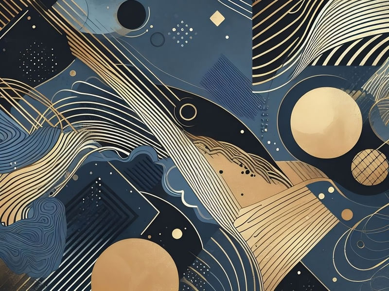 ABSTRACT LINES BY AI