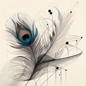 PENA DE PAVÃO BY AI