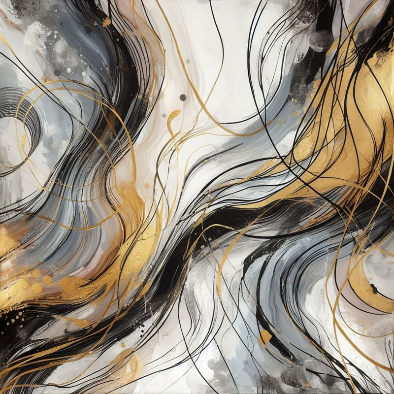 ABSTRATO DOURADO VII