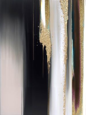 ABSTRATO DE FOTO 2 DIPTICO ESQ PINTURA DIGITAL E BY AI