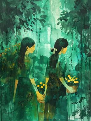 COLHENDO FLORES BY AI