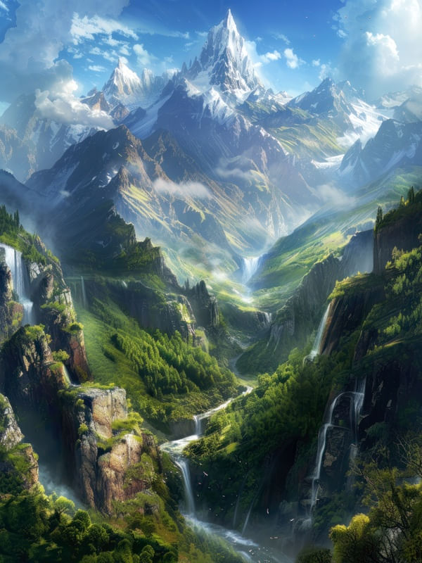 MONTANHA ENCANTADA BY AI