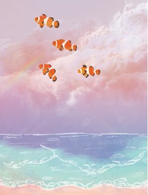 PEIXE PALHAÇO NO CÉU